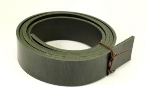 Belt Strap Leather, Black, 45 mm