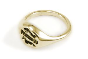 Roman Signet Ring Dolphin, Gold