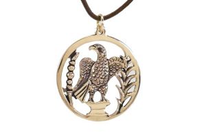 Roman Eagle Amulet Signum, Bronze